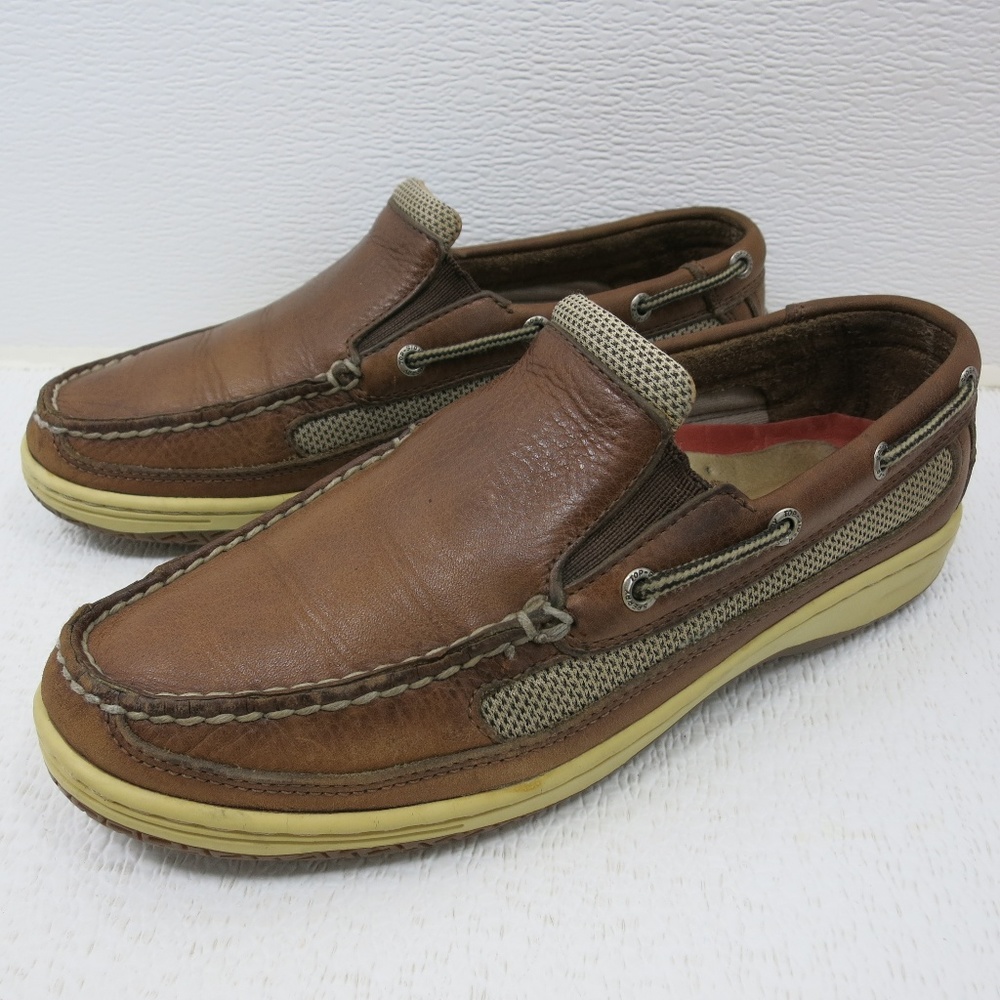 Sperry Top-Sider Oil Tanned Leather Footwear Men's Shoes Casual Comfort Sz 8